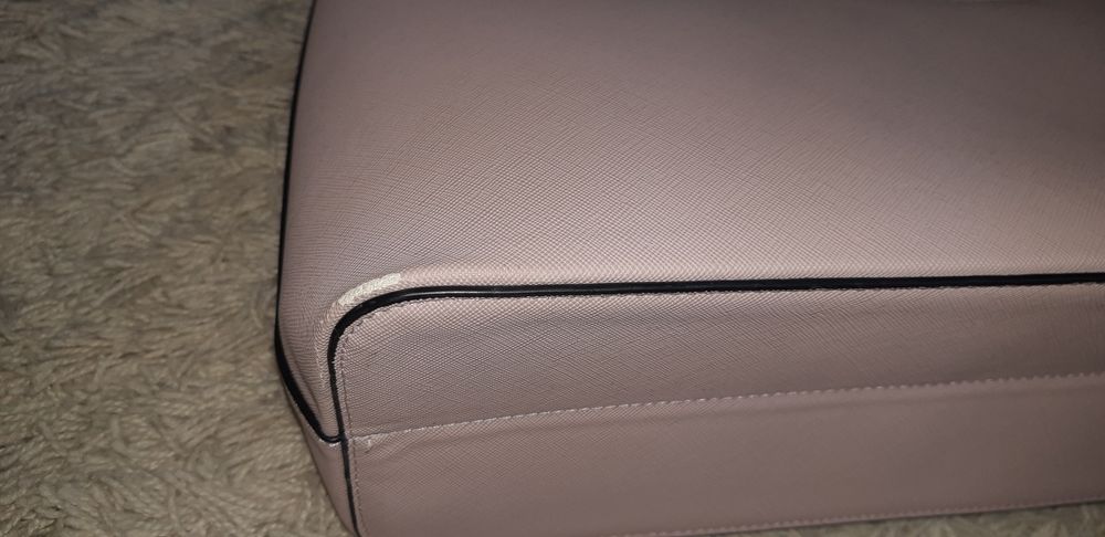 Torebka damska pudrowy róż