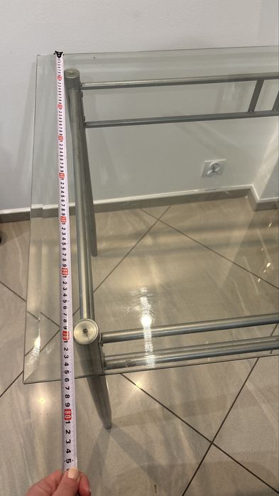 Stół szklany 120/76/76