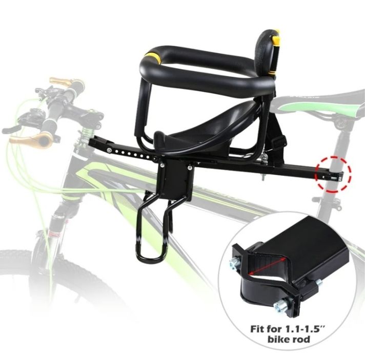 Cadeirinha para bicicleta infantil (com pedais e apoio para as costas)