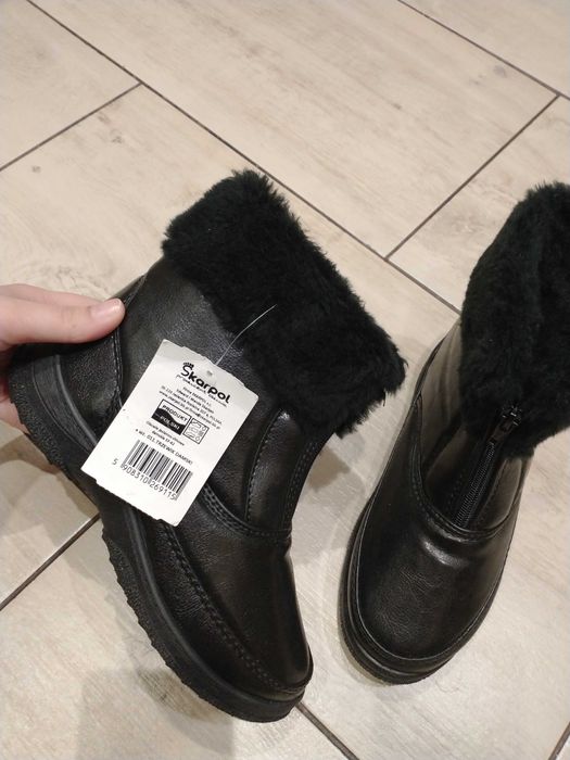 Skarpol buty damskie zimowe śniegowce rozmiar 37