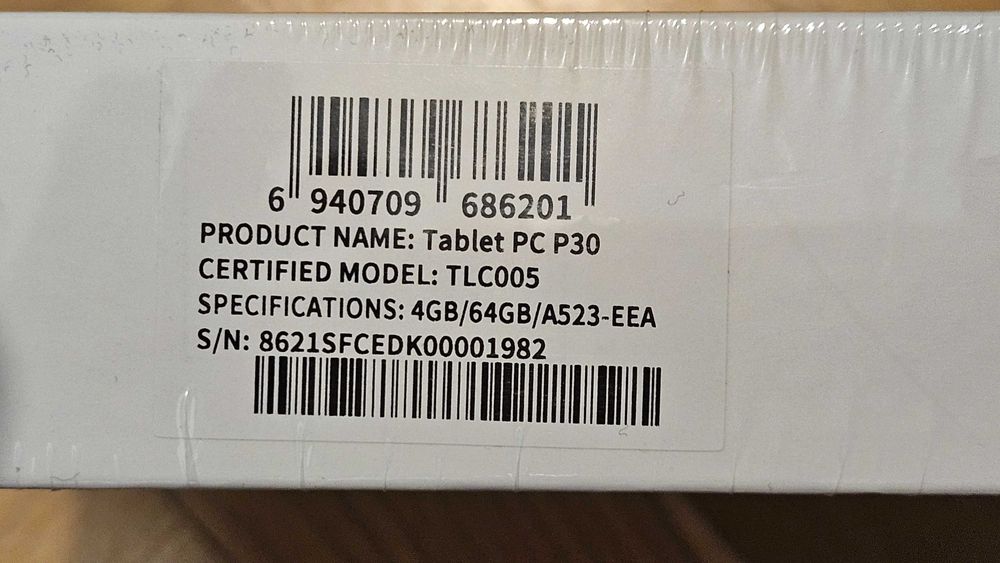 Tablet teclast P30 4GB/64GB NOWY Android 14 NAJTANIEJ WWA!