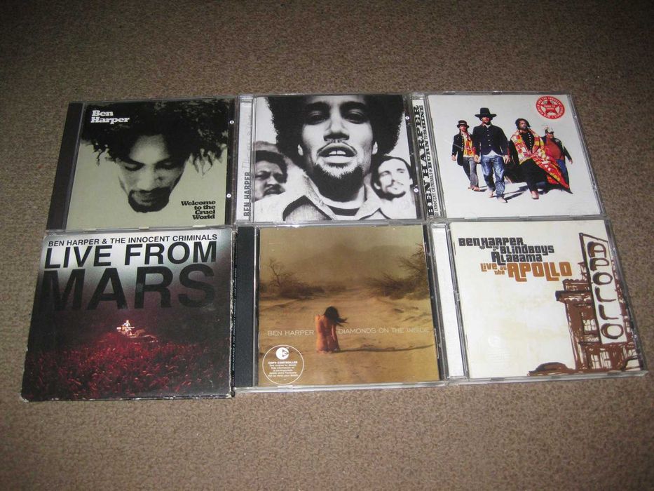 6 CDs do "Ben Harper" Portes Grátis!