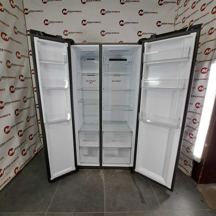 Lodówka Haier HSR3918ENPB [2 lata gwar] E/177,5cm wys/528l/38dB [2]