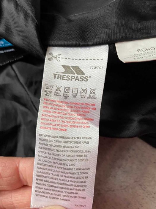 Spodnie przeciwdeszczowe dla dziecka 3-4 lata Trespass