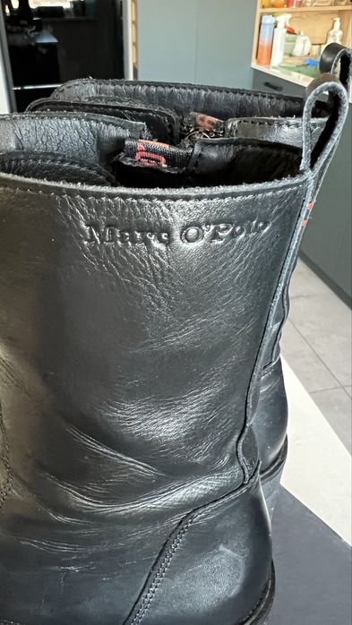 Кожані черевики батільйони Marc O’Polo