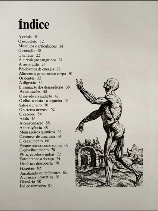 Livro "Como Trabalha o Nosso Corpo" 1981