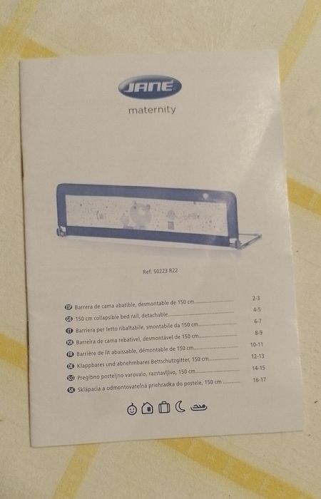 Barreira de protecção cama Jané.