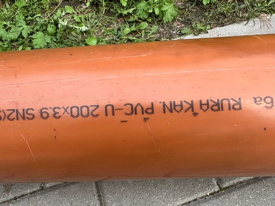Rura Kanalizacyjna PCV 200  3 mb     Poliplast