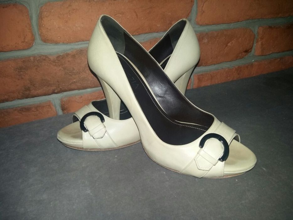 Włoskie skórzane buty Venezia, roz.37