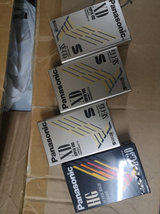 Cassetes Panasonic HG super high grade EC-30 VHSC / XD SE-C45, novas