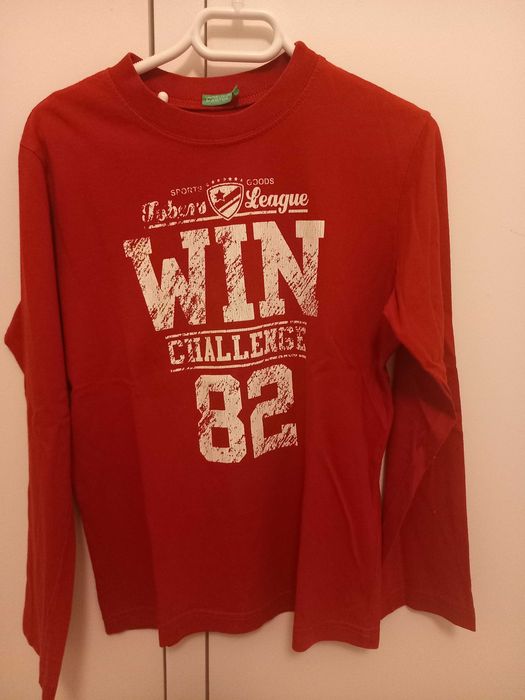 Tshirt manga comprida Benetton 10 anos