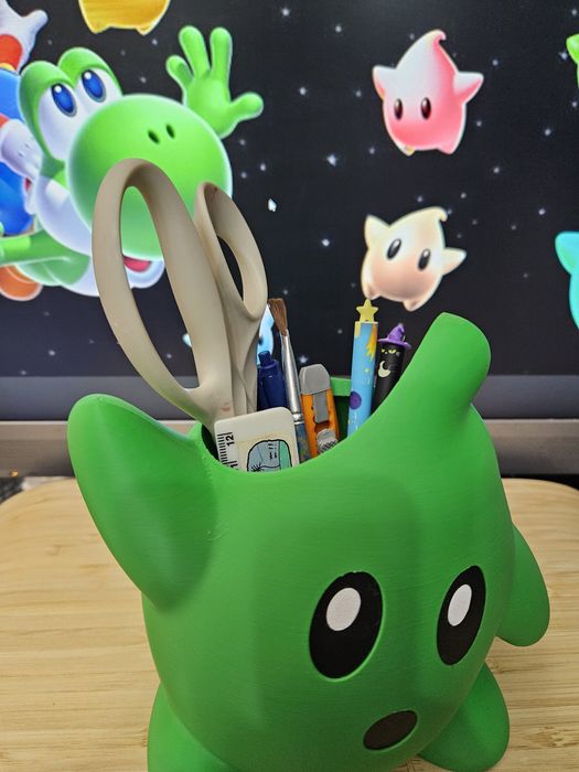 Porta-Objetos / Balde Multiusos Estilo Luma (Super Mario)