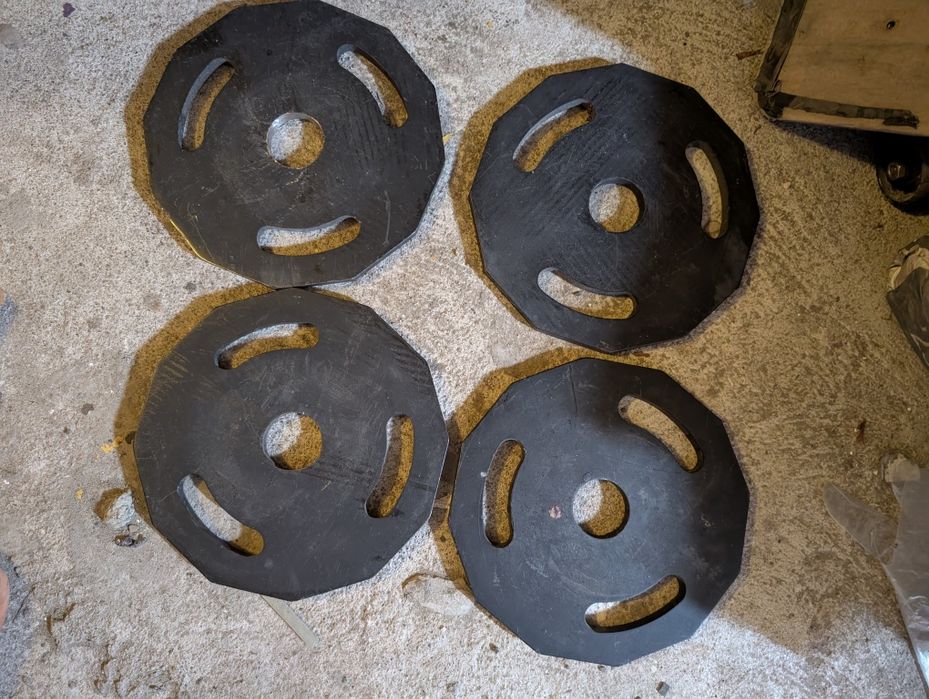 Obciążenie olimpijskie stalowe 100kg kierownice