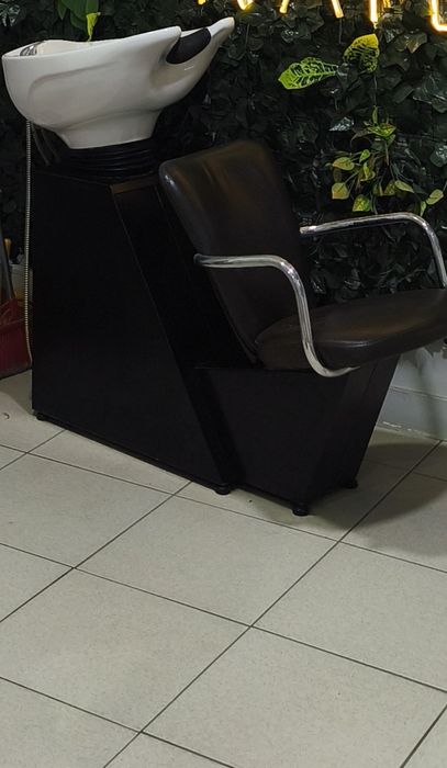 Rampa de lavagem cabeleireiro