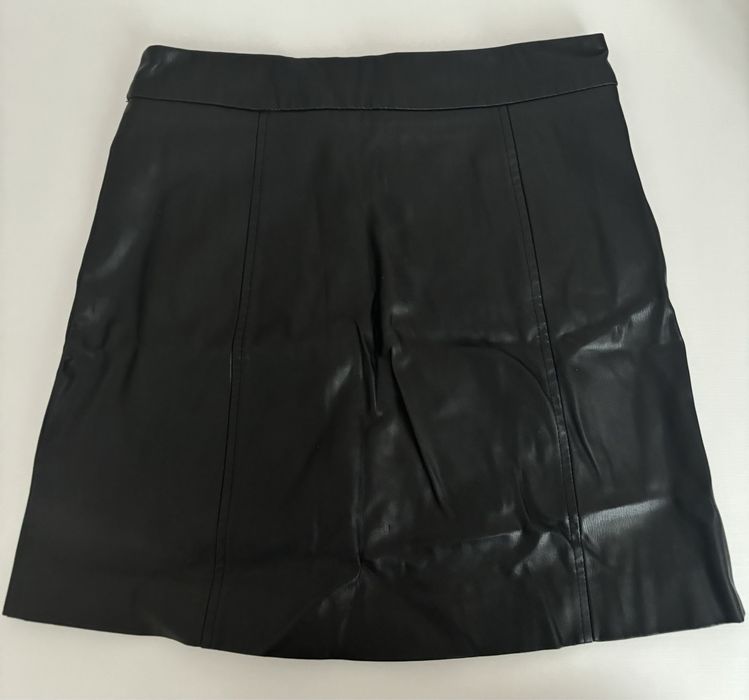 Spódnica skórzana mini