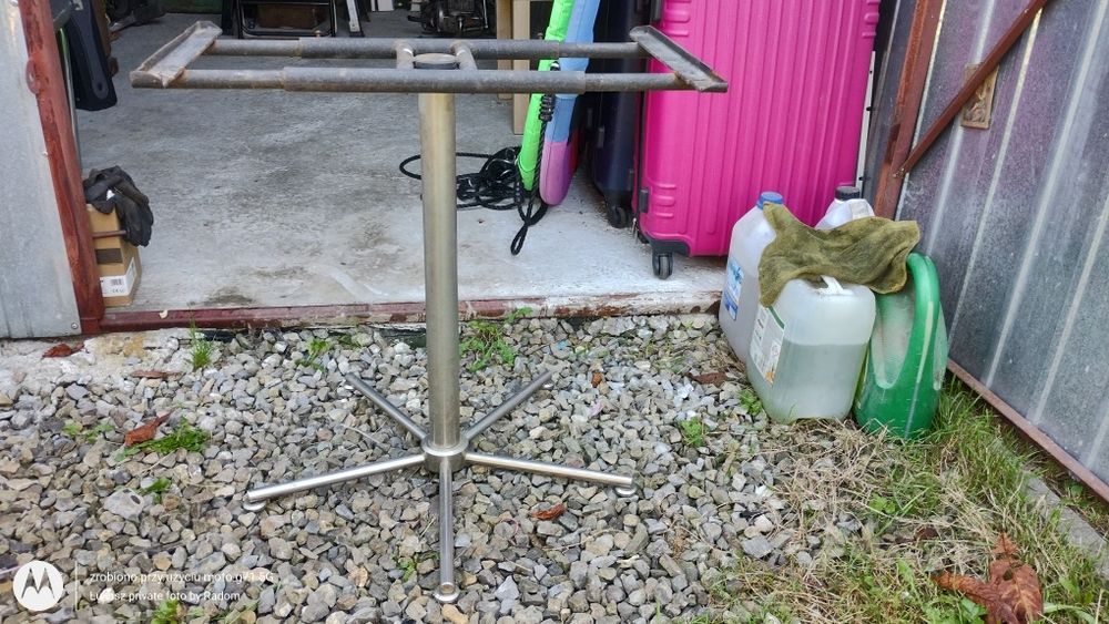 Stolik metalowy mocny