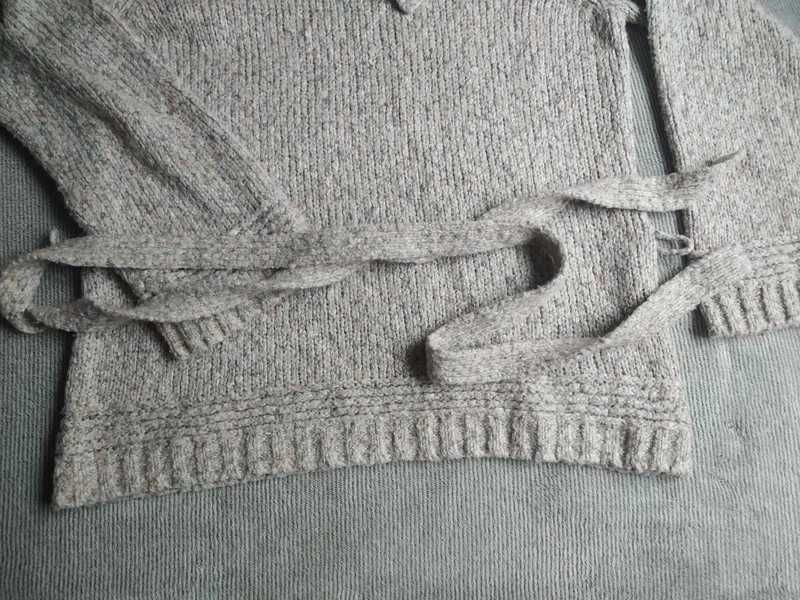 Sweter z paskiem xxl