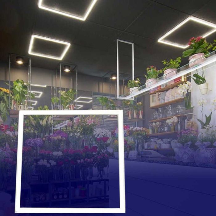 LED панель квадрат Арт рамка світильник 48Вт 6000K/5000К 595×595мм