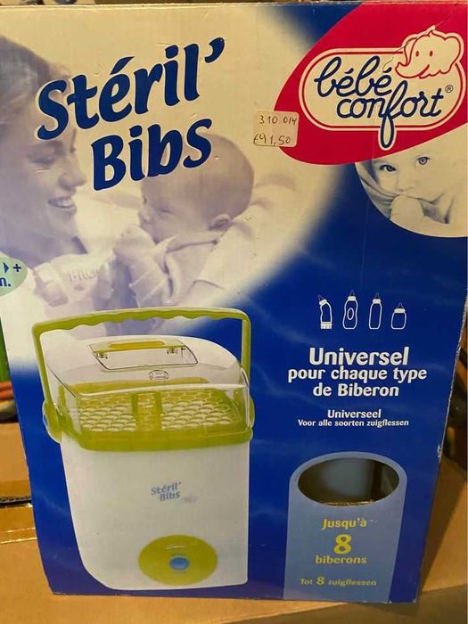 Esterilizador de 8 biberões e chupetas novo