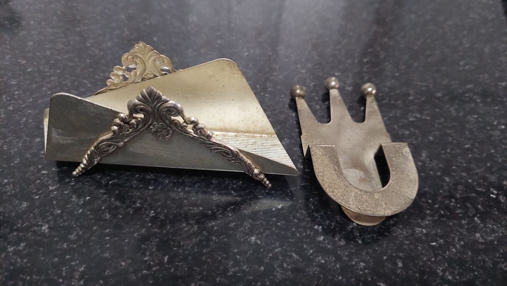 Peças Vintage em prata e bronze