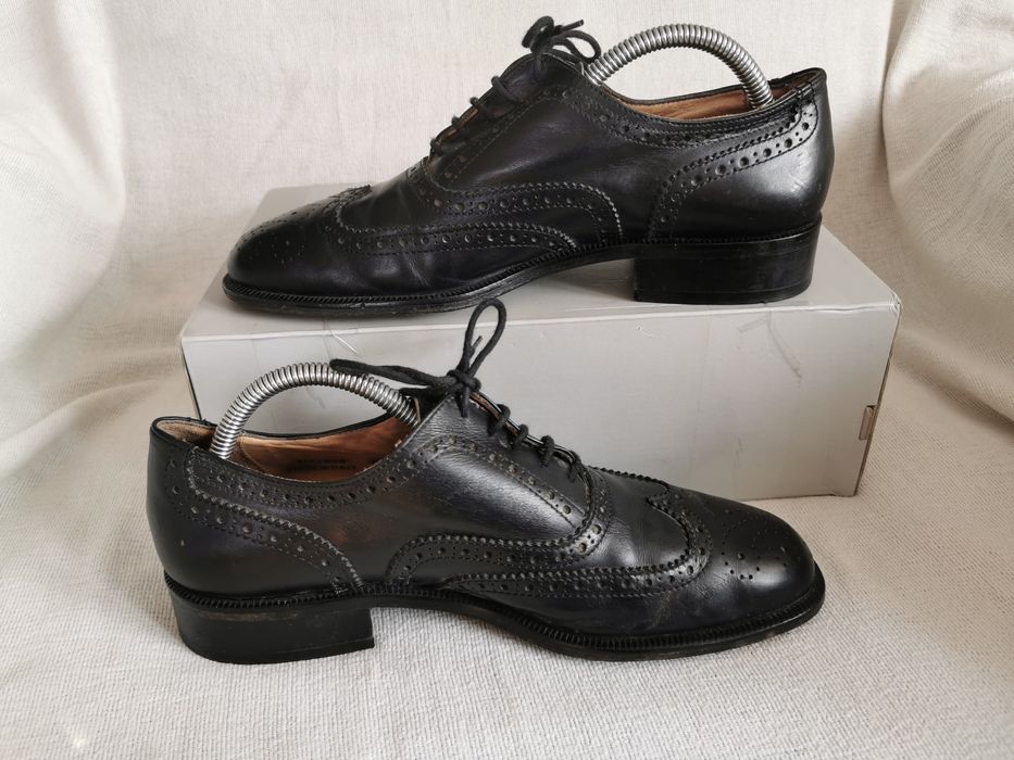 Bally Brogues  Switzerland Oxford luksusowe półbuty wizytowe 40,5