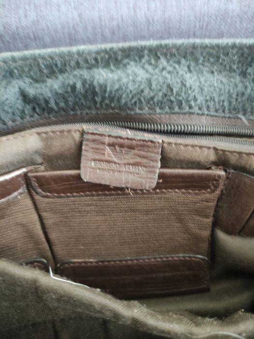 Чоловіча шкіряна сумка  фірми  "CIORCIO ARMANI "