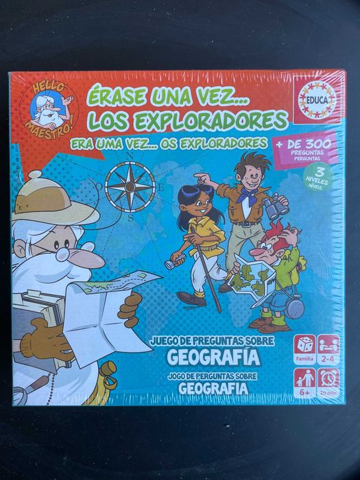 JOGO EDUCATIVO SELADO - ERA UMA VEZ OS EXPLORADORES - EDUCA GEOGRAFIA