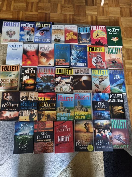 KEN FOLLET 35 ksiażek