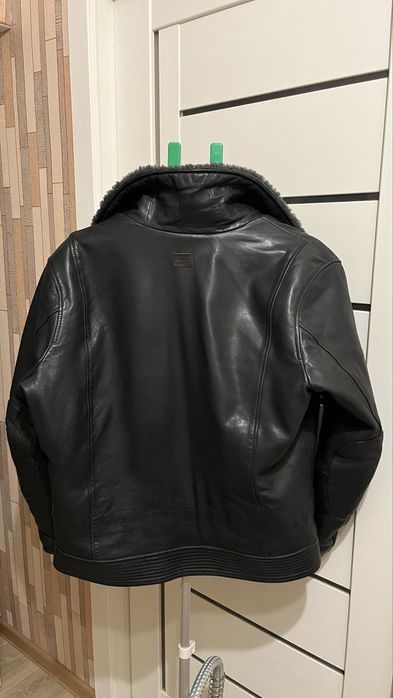 Кожаная зимняя куртка G Star M