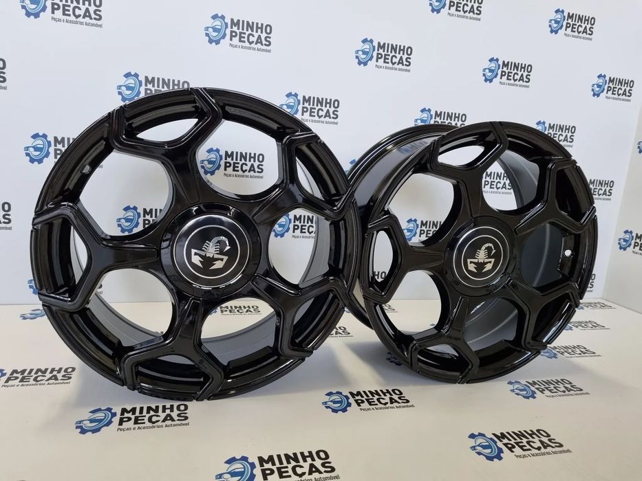 Jantes Fiat Punto Abarth em 17 Preto Brilho (4x98)