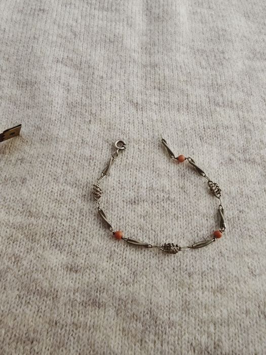 Vendo pulseira toda trabalhada feira em Prata de Lei 925