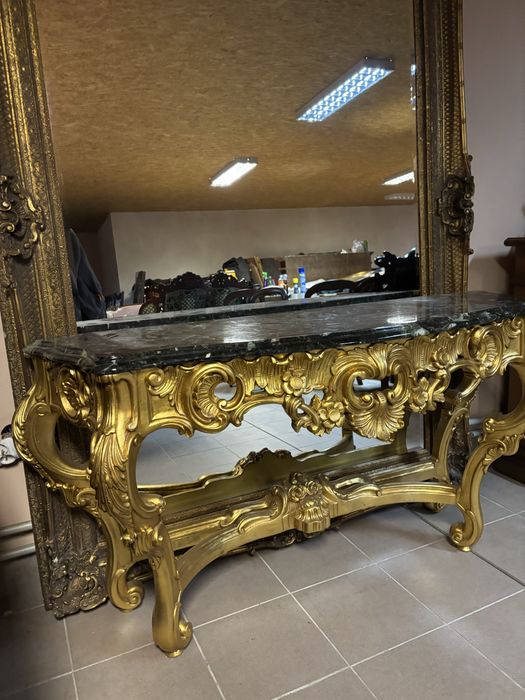 Piękna Włoska Duża Stylowa Złota Konsola 160 cm Silik Zapraszam:)