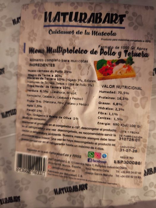 BARF - Comida para cão