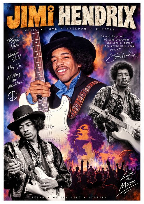 Posters novos Jimi Hendrix