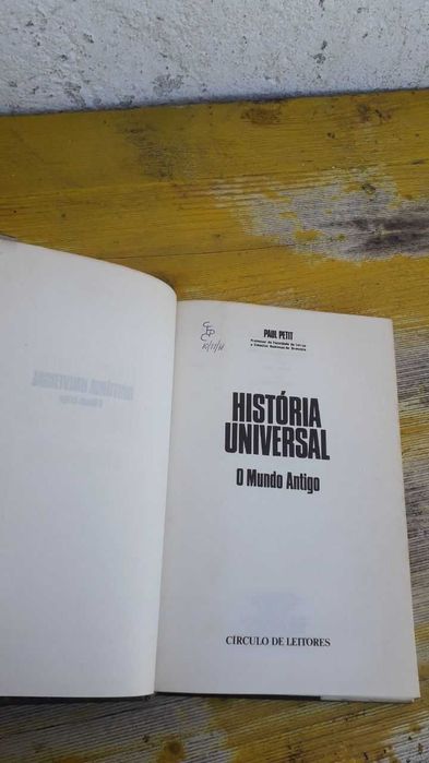 Livro Historia Universal O Mundo Antigo de Paul Petit