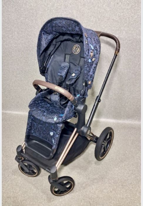Коляска Cybex Priam  2 в 1 Jewels of Nature шасі Rosegold