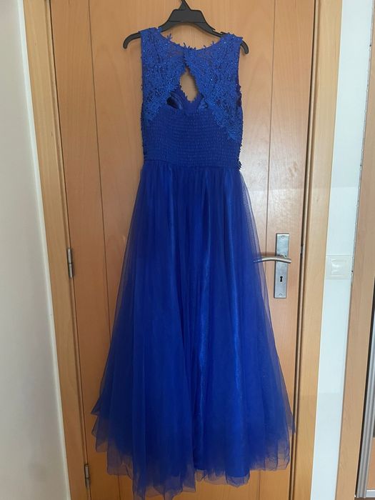 Vestido de cerimónia azul