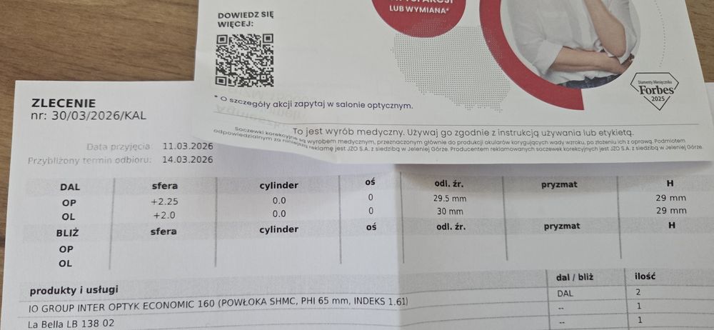 Okulary korekcyjne