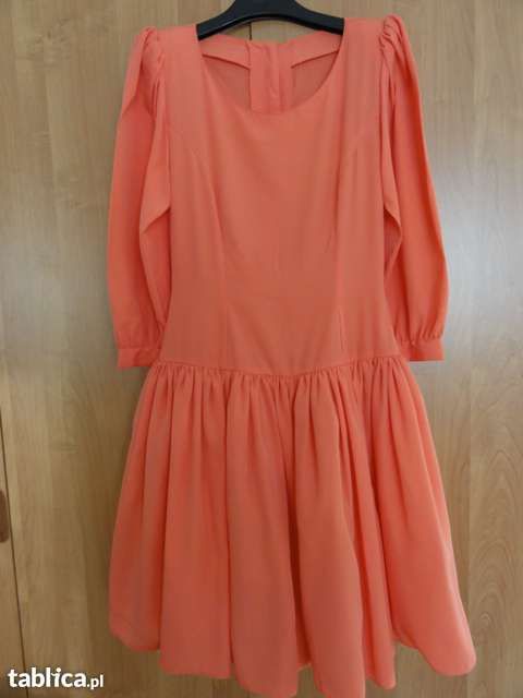 sukienka Łososiowa