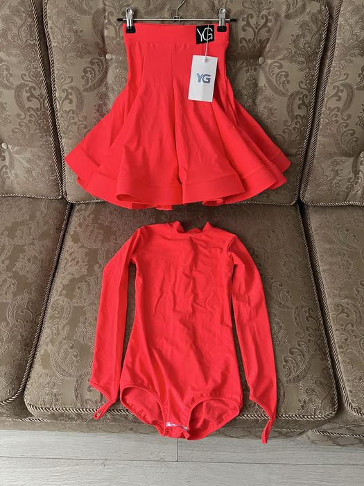 Сукня нова,бейсік для бальних танців 130-140 см