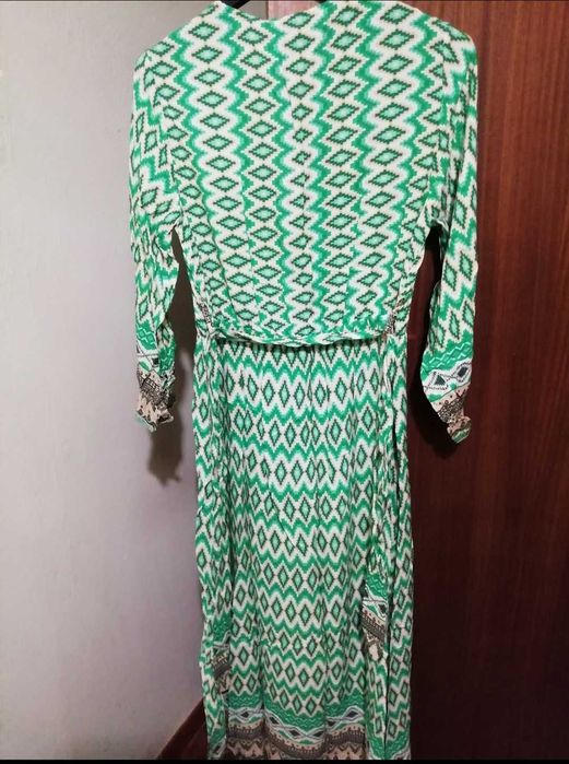 Vestido novo tons verde