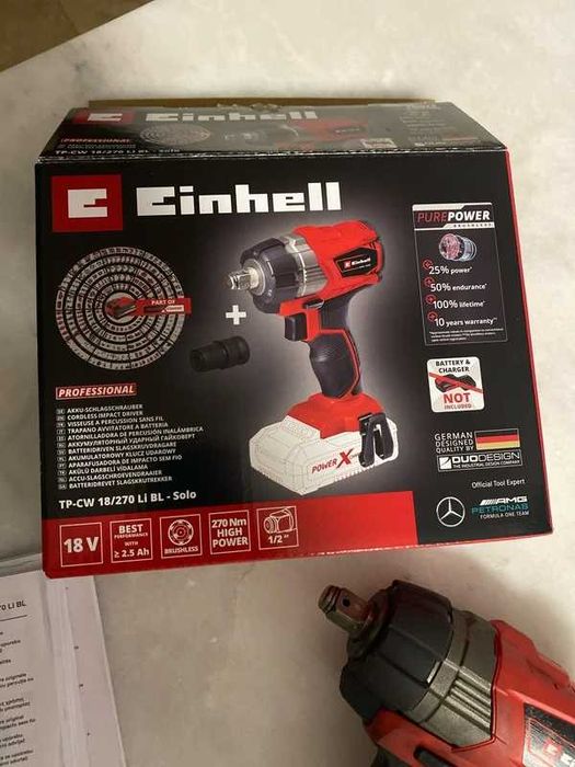 Aparafusadora de impacto S/ fio EINHELL