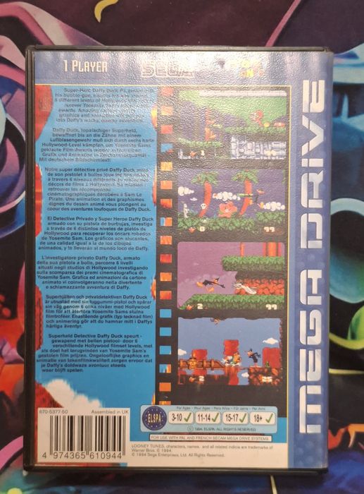 Daffy Duck in Hollywood Mega Drive