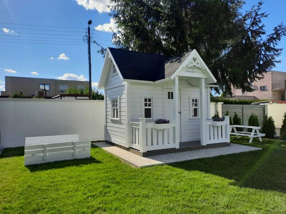 Plac zabaw duży domek dla dzieci Villa Oslo od Timbo-domki.pl