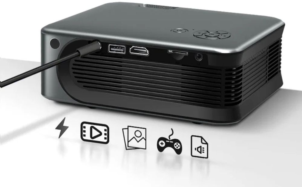 Projector + 4K Wall Screen for Set-Top Boxes from All Providers, PS4/5, Nintendo, Xbox64285852187650122