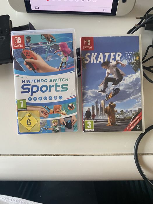 Nintendo switch oled kompletny zestaw +gry