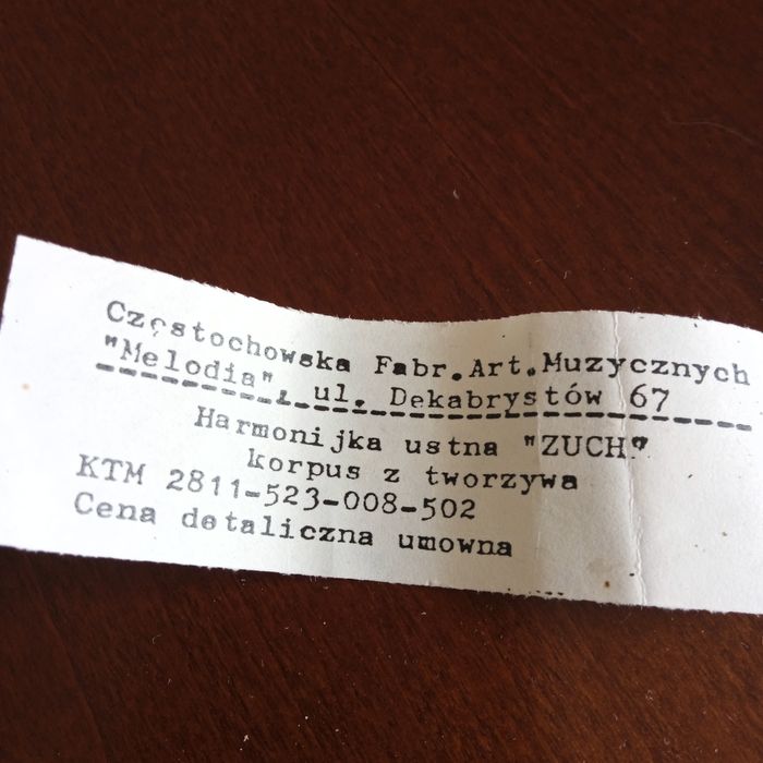 PRL harmonijka ustna melodia