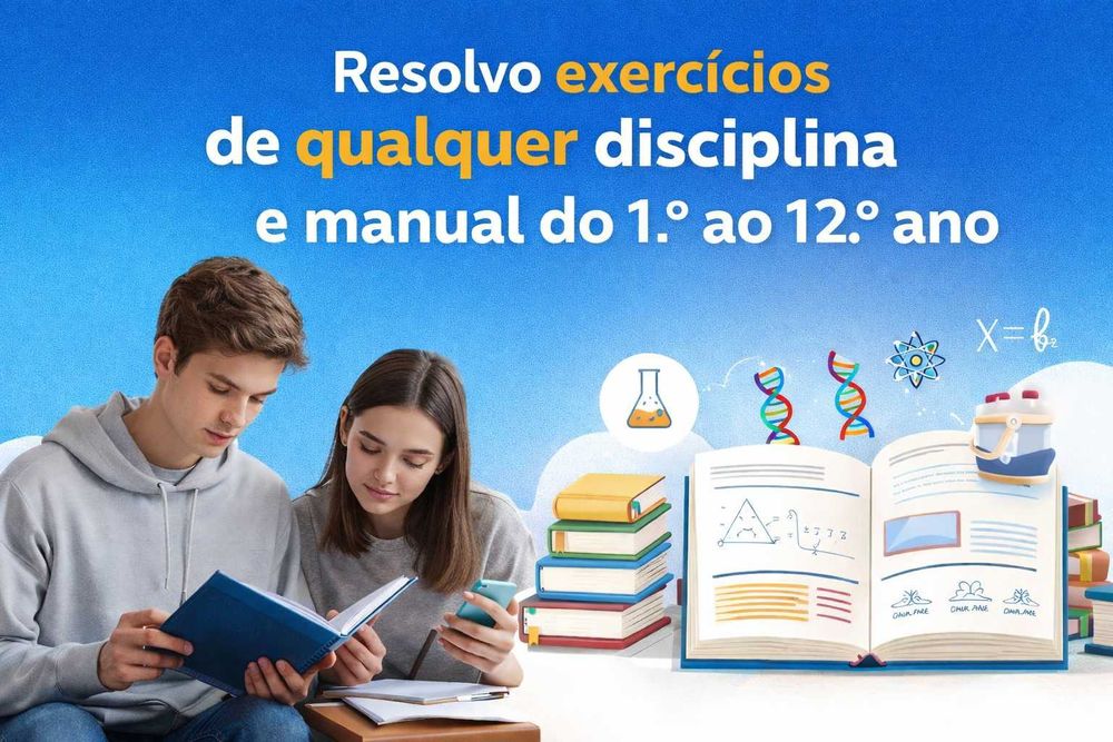 manuais 1º ao 12º ano - resoluções e testes com resolução