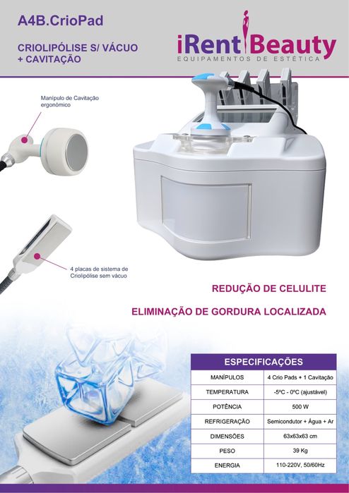 Aluguer e venda de equipamenros de estetica