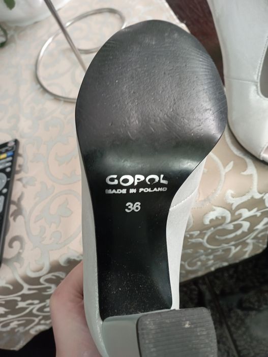 Botki skórzane Gopol